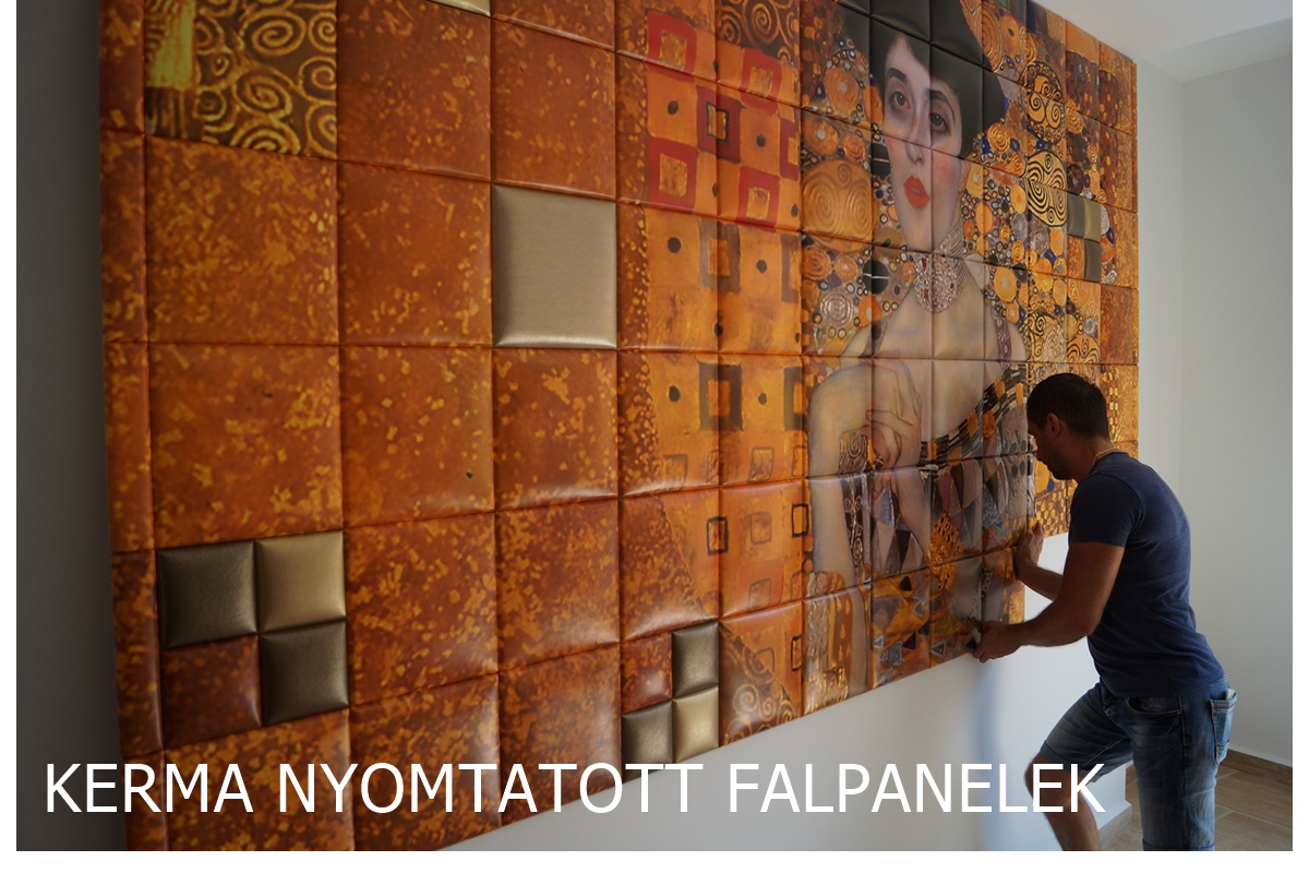 Gustav Klimt festménye falpaneleken