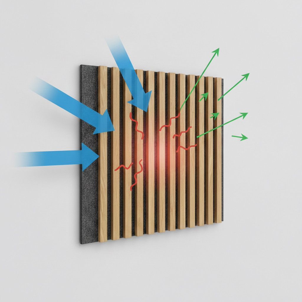 Hangelnyelő lamella falpanelek