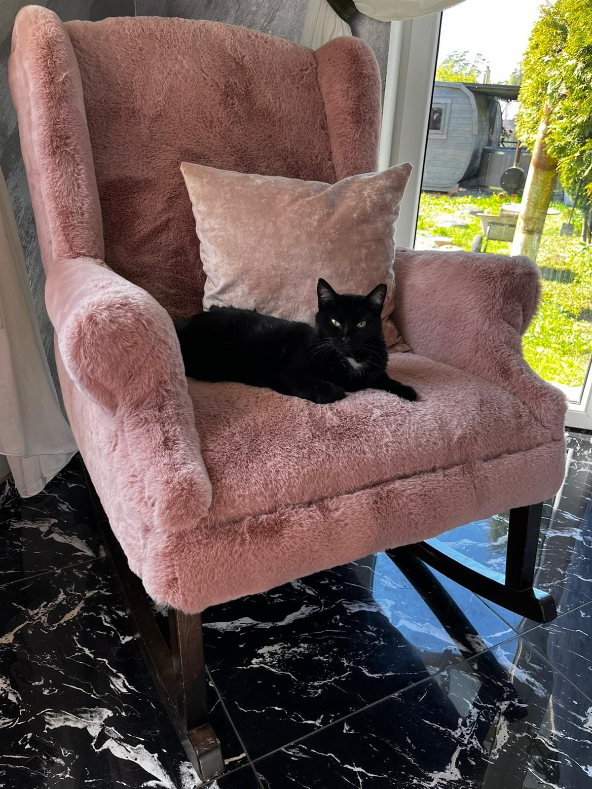 macska-textil-fotel-lakas-dekor