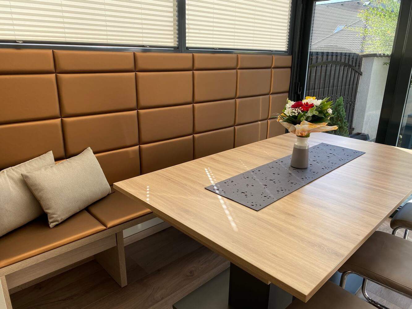 Falvédelem Kerma műbőr falpanelekkel