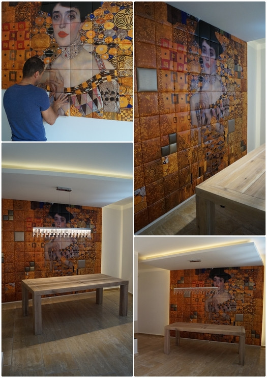 Gustav Klimt faldekoráció