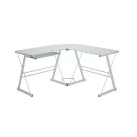 L alakú íróasztal - fehér
