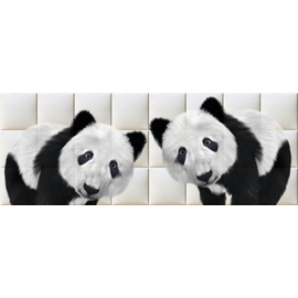 Panda nyomtatott műbőr falvédő