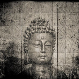Buddha KERMA-31 nyomtatott műbőr falikép