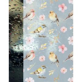 14152 - Spring birds 3D tavaszi madarak sztatikus ablakfólia 45 cm x 15 m