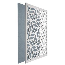 DehalQ akusztikus 60x90 cm mintázat-3  falpanel világos szürke alappal világos textil hatású előlappal 