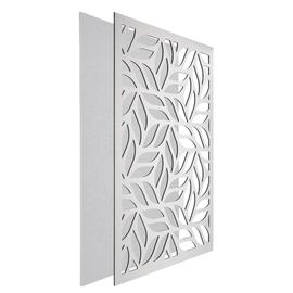 DehalQ akusztikus 60x90 cm mintázat-3  falpanel fehér alappal világos textil hatású előlappal 