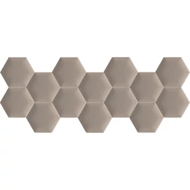 Kerma extra bézs színű falvédő hatszög falpanelekből - Melody 013