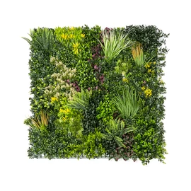 GreenWall mesterséges növényfal panel, 1 m², UV-stabil zöldfal