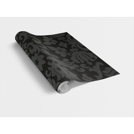 CLASSIC ORNAMENT BLACK / fekete klasszikus motívum 45cm x 15m