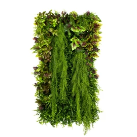 GD142 50x100 cm prémium egyedi kézzel készített élethű műanyag növényfal panel