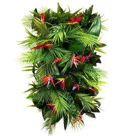 GD147 50x100 cm prémium egyedi kézzel készített élethű műanyag növényfal panel