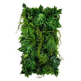 GD161 50x100 cm prémium egyedi kézzel készített élethű műanyag növényfal panel