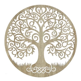 Fali dekoráció életfa, 50x50 cm, 3 mm HDF 