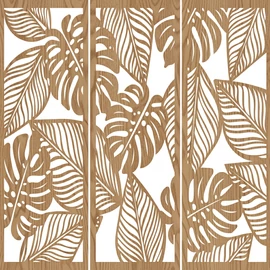 Fali dekorpanel, 50x150 cm x 3 darab, 3 mm HDF 