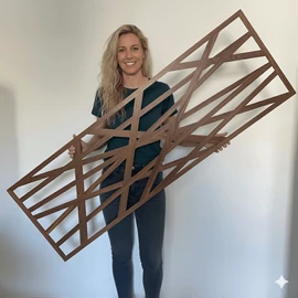 Fali dekorpanel, 50x150 cm, 3 mm HDF 