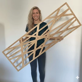 Fali dekorpanel, 50x150 cm, 3 mm HDF 