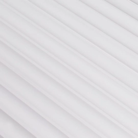 ONDA White Lamelio lamella fehér festhető falburkolat, beltéri bordás falipanel (12x270cm)