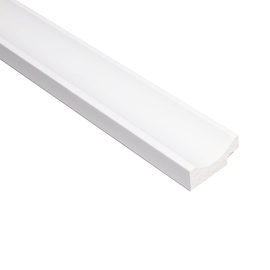 ONDA Fehér festhető Lamelio lamella falburkolat jobb oldali záróelem (3,2x270cm)