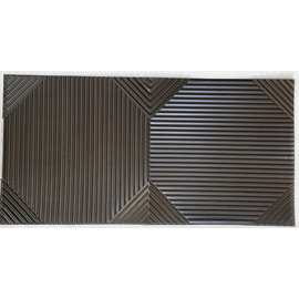 FLEXWALL Triad Dark - Sötét  PVC sci-fi falburkolat, 96x48cm