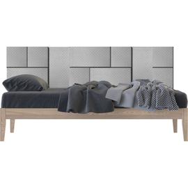 Minky textil baby világos szürke színű falvédő (200×50 cm) gyerekszobába
