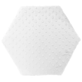KERMA Hexagon falpanel minky textil gyermek falburkolat, több színben -  Ekrü minkyg1