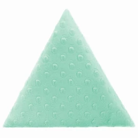 KERMA Triangle-1 falpanel minky textil gyermek falburkolat, több színben -  Menta minkyg5