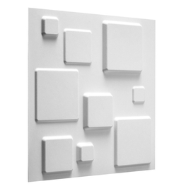 Squares - Négyzetek 3D falpanel