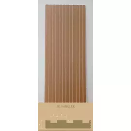 LEER-001-41 bordázott  festhető lamellás falpanel, beltéri falburkolat (68x200cm)