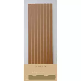 LEER-001-70 bordázott  festhető lamellás falpanel, beltéri lamella burkolat (68x200cm)