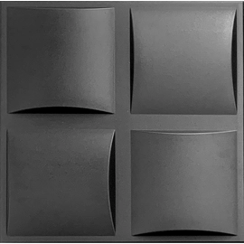 Pillow fekete polisztirol panel