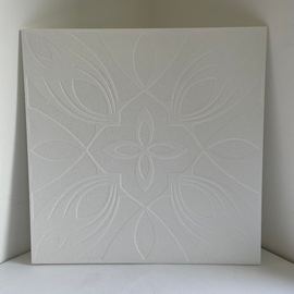 Kondoros beltéri fehér festhető hungarocell polisztirol álmennyezet, mennyezet burkolat (50x50cm)