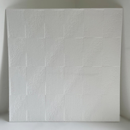 Álmennyezet - Cegléd beltéri fehér festhető hungarocell polisztirol álmennyezet, mennyezet burkolat (50x50cm)