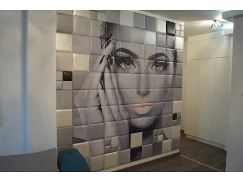 Egyedi falikép Duró Maresz sminktetováló szalonjában