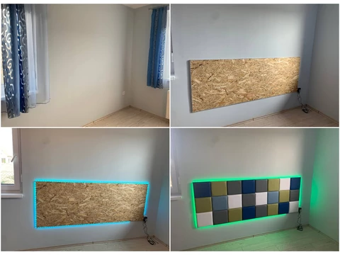 Hogyan készül: Falvédő LED világítással! 