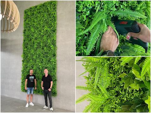 Zöld Oázis Bárhol: Green Designers modul műnövény falak