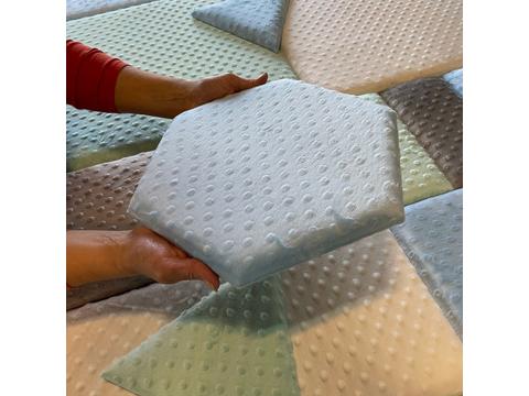 Minky textil falpanelek gyerekszobába