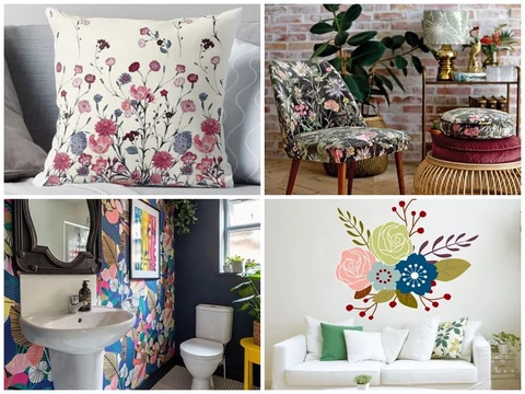 Virágosat álmodtam...virágmintás megoldások otthonra!