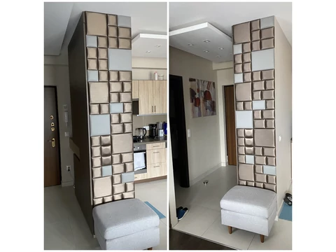 Trendi előszoba dizájn műbőr burkolatokkal a Kerma Design kínálatában!