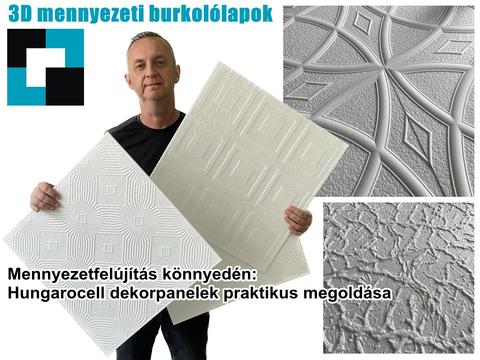 Mennyezetfelújítás könnyedén: 3D Hungarocell dekorpanelekkel!