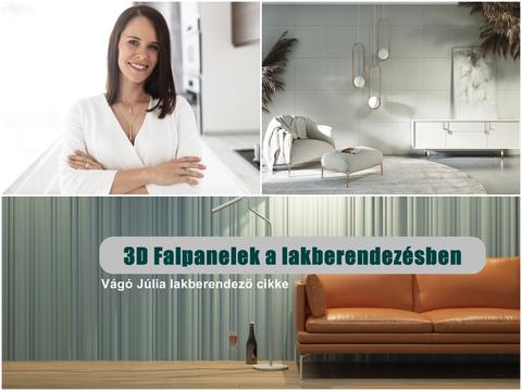 3D falpanelek a lakberendezésben - Új cikk a falpanelekről