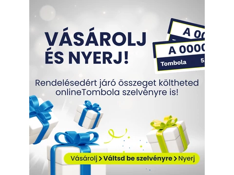 Nyerj 20.000 Ft-ot nálunk! Újabb izgalmas lehetőség az online tombola játékban!