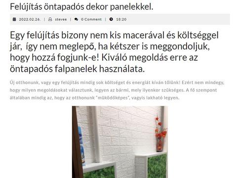Új cikk jelent meg a falpanelekről az 1000otthon.hu oldalán!