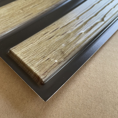 FLEXWALL PVC falpanel Oak Tölgy lamella 97x50 cm, dekorpanel