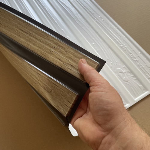 FLEXWALL PVC falpanel Oak Tölgy lamella 97x50 cm, dekorpanel