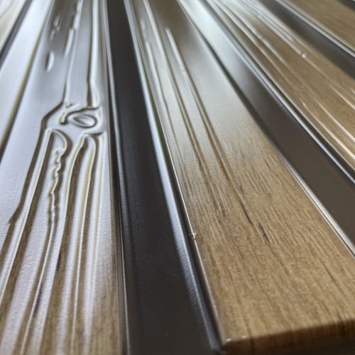 FLEXWALL PVC falpanel Oak Tölgy lamella 97x50 cm, dekorpanel