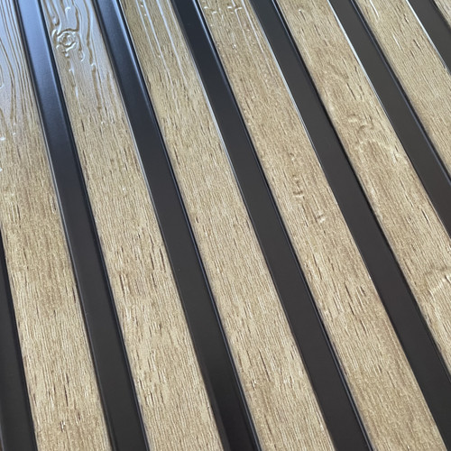 FLEXWALL PVC falpanel Oak Tölgy lamella 97x50 cm, dekorpanel