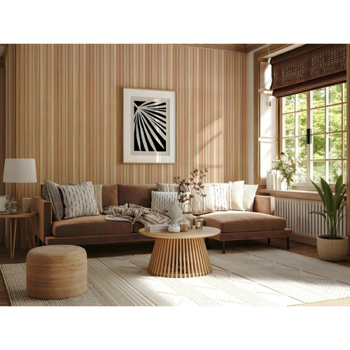 Öntapadós lamella falpanel famintás barna 300x40cm R-01 Öntapadós lamella falpanel famintás barna 300x40cm R-01
