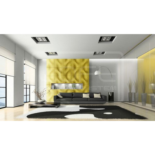 Loft-3D Dekor-01 beltéri festhető gipsz 3d dekor falpanel fehér Loft-3D Dekor-01 beltéri festhető gipsz 3d dekor falpanel fehér
