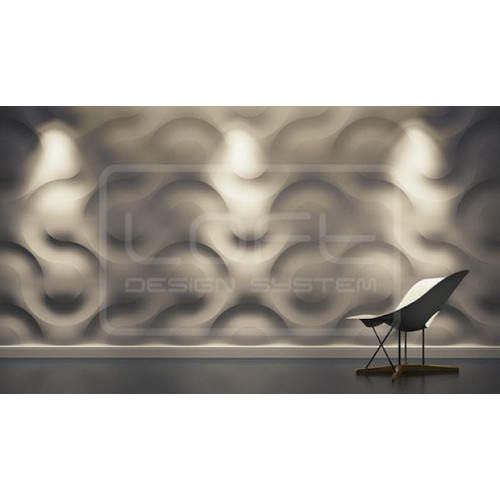 Loft-3D Dekor-01 beltéri festhető gipsz 3d dekor falpanel fehér Loft-3D Dekor-01 beltéri festhető gipsz 3d dekor falpanel fehér